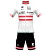 Cykeltøj + Cykelshorts 2023 Fenix-Deceuninck Østrigsk Mesterskab Rød Hvid